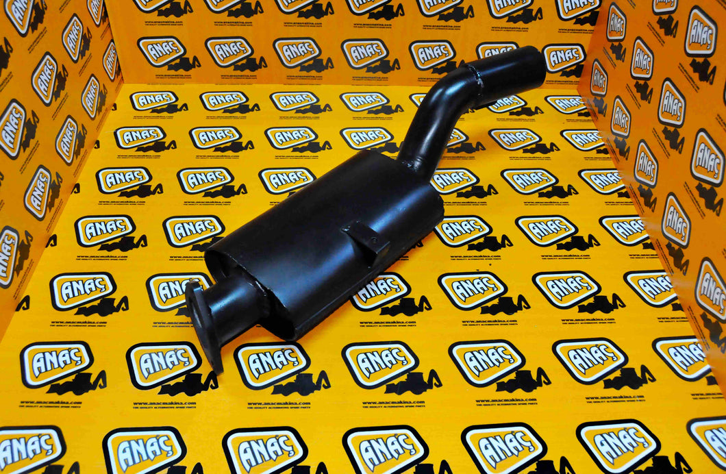 JCB BACKHOE - EXHAUST SILENCER FOR PERKINS TURBO ENGINE (PART NO. 123/03963)