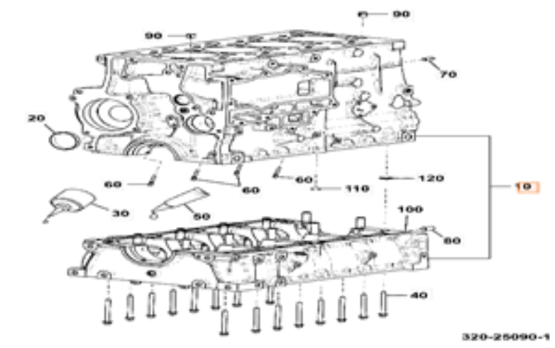 320-01606 Block Bedplate Assembly